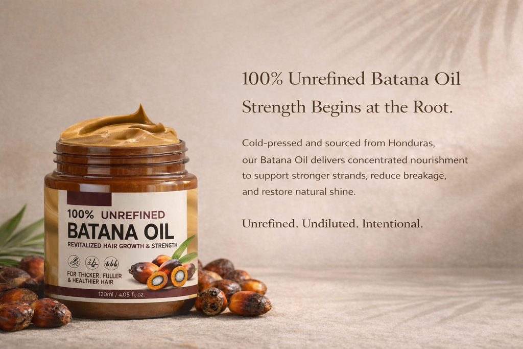 Batana Oil From Honduras - Get Fuller, Thicker, Healthier Hair - Great Gifts For Women  Men Conditioner Haircare Silky - Hair Nutrition